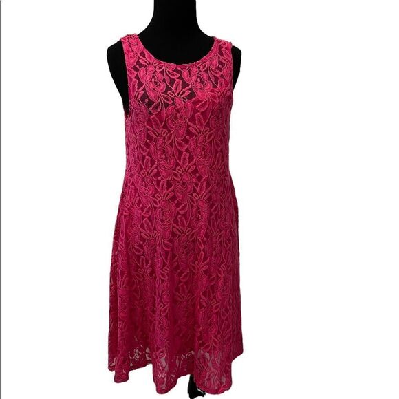 Free People pink lace dress - Picture 1 of 4